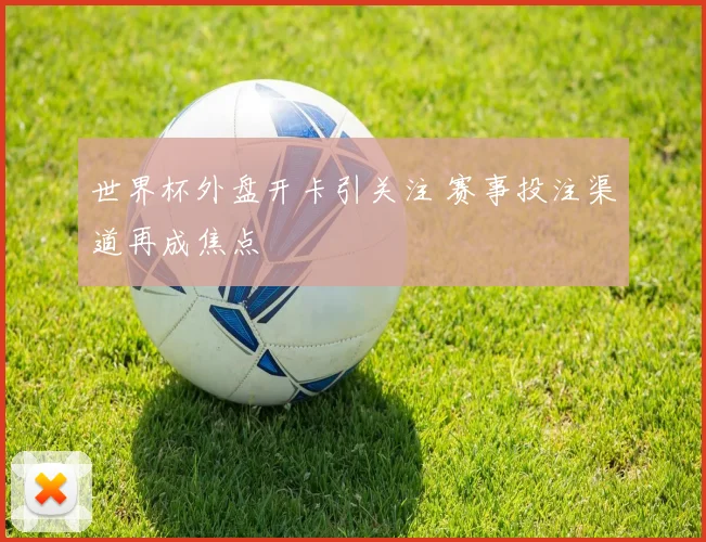 世界杯外盘开卡引关注 赛事投注渠道再成焦点